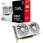 ASUS Radeon RX 9060 XT Dual White 16GB GDDR6 128bit (DUAL-RX9060XT-16G-WHITE/90YV0LG3-M0NA00) Видео карти