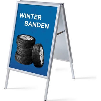 Jansen Display Set reklamního áčka A1, Zimní pneumatiky, holandsky