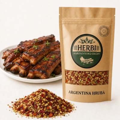 Herbi Argentína hrubá steaková zmes na grilovanie 50 g