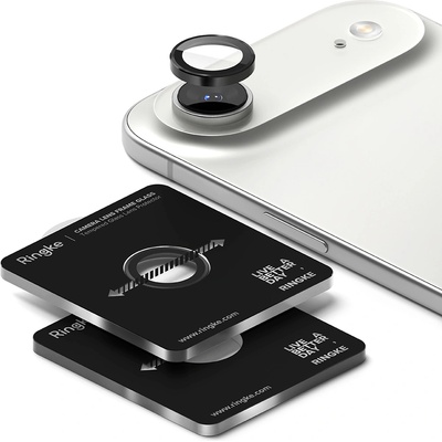 Ringke Протектор - Камера за iPhone 17 Air - Ringke - Стъклена рамка за обектив на камерата - Черен