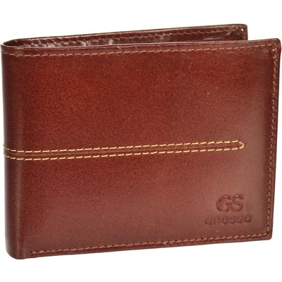 Barebag Koňakovo pánska kožená peňaženka RFID v krabičke GROSSO hnědá