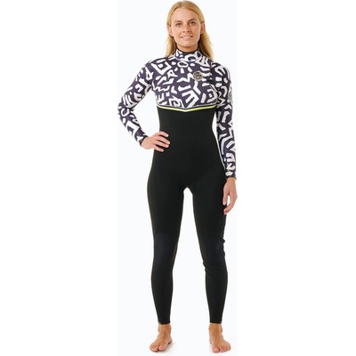 Dámský Rip Curl E-Bomb 4/3mm Zip Free Sublimed black/ lime