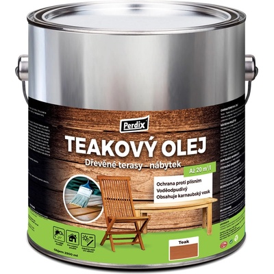 Perdix teakový olej 2,5 l Teak