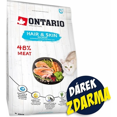 Ontario Cat Hair & Skin 2 kg