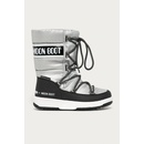 Moon Boot JR Girl quilted WP detské snehule strieborná