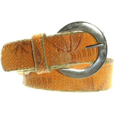 Opasok Textilný opasok Wild Flower Svetložltá