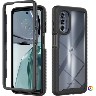 Motorola Moto G62 5G Силиконов Калъф Transparent TPU и Протектор