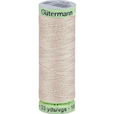 Stoklasa Polyesterové nitě Gütermann Jeans návin 30 m Balení: 1 ks, Varianta: 299 šedokrémová 299 šedokrémová