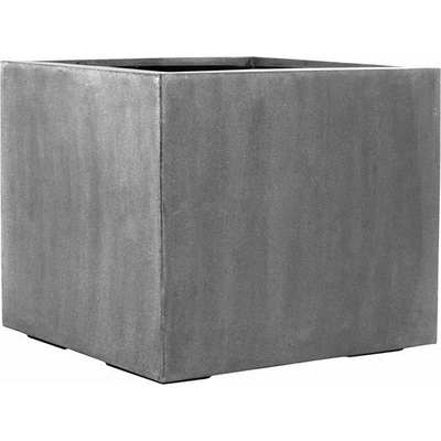 Pottery Pots květináč čtvercový Jumbo M Grey Natural Fiberstone 70 x 70 x 62 cm