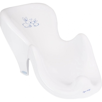 TEGA BABY Plastové lehátko do vaničky Eco Bunny bílé