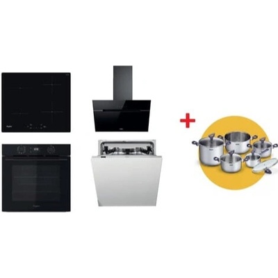 Set Whirlpool OMK58CU1SB + WSQ7360NE + WHVP62FLTSK + WIC3C26F