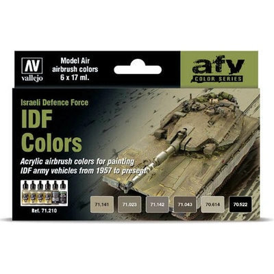 Vallejo Farby sada IDF Colors 6x17 ml