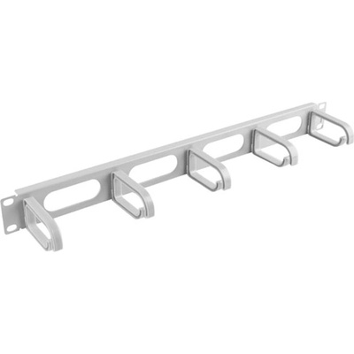 Lanberg Кабелен органайзер Lanberg AK-1205-S, 19", 1U, сив (AK-1205-S)