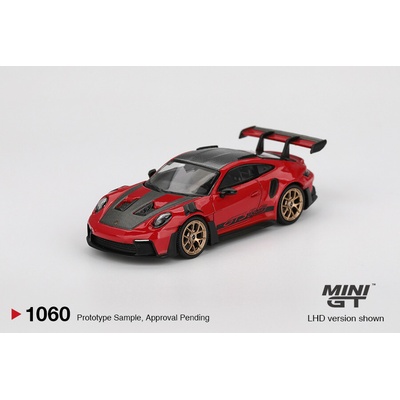 MINI GT Porsche 911 992 GT3 RS Weissach Package Guards Red 1:64