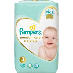 Pampers 3 Premium Care 60 броя - bubu