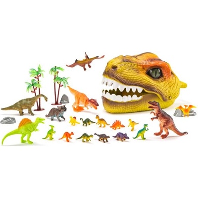 Faunica Динозавърска глава с фигурки dino