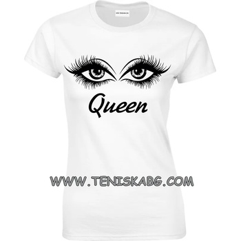 Image 1 of Fruit of the Loom Тениска с надпис - Queen