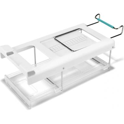 Držák plechovek do lednice FRIDGESTORE 8500007 27 cm, bílá, plast, Joseph Joseph