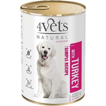 4Vets Natural Simple Recipe s moriakom 400 g