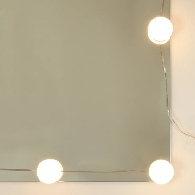 Petrashop 808834 s LED lesklá bílá