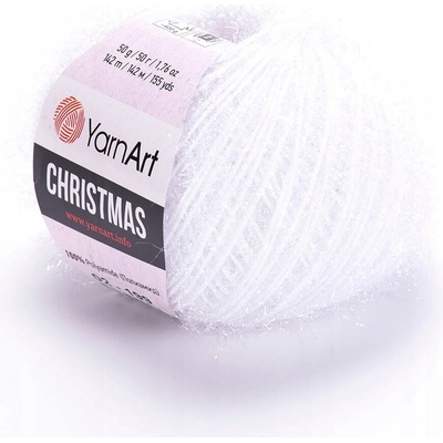Priadza Yarn-Art Christmas biela 142 m 50 g