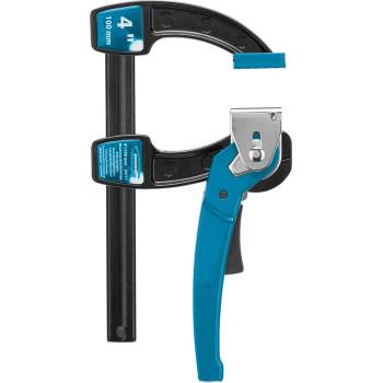 GROSS Стяга F-образна, бързостягаща, метален корпус, лостов зъбен механизъм, 4" /100 mm// Gross