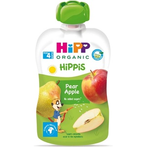 Hipp Био плодова закуска Hipp Hippis - Круша и ябълка, 100 g (8572)