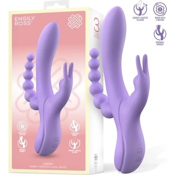 Engily Ross Анално-вагинален рабит вибратор Engily Ross Lindsey