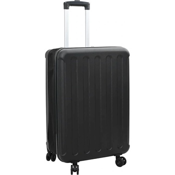 vidaXL Куфар с заключване Черно 34 x 23 x 55.5 см ABS пластмаса (42006226)