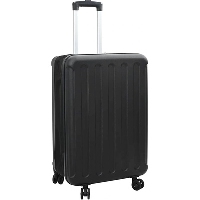 vidaXL Куфар с заключване Черно 34 x 23 x 55.5 см ABS пластмаса (42006226)