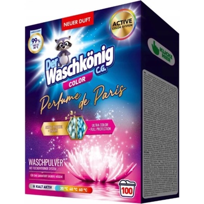 Waschkönig limitovaná edice Perfume de Paris Color prací prášek 6 kg 100 PD