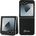 GUESS Калъф Guess - Glitter Flakes Metal Logo, Galaxy Z Flip 6, черен (3666339322625)