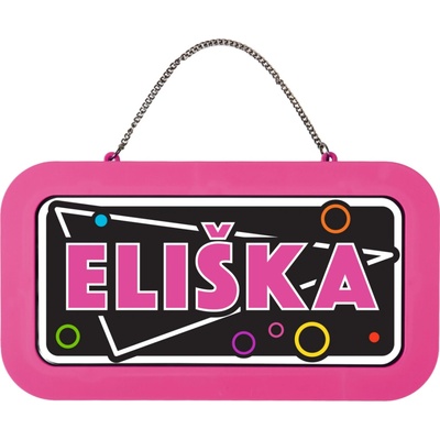 Neonová cedulka se jménem - Eliška