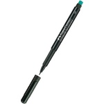  Перманентен тънкописец Faber-Castell OHP S Черен (1602008-08-1005210210)