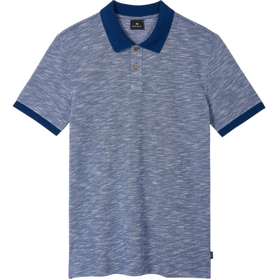 PS Paul Smith Блуза с яка PS Paul Smith Men's Space Dye Short Sleeve Polo Shirt - Blue 49