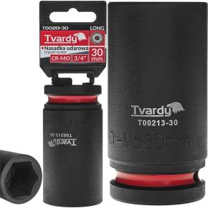 Tvardy Ударна вложка удължена 3/4" 6-стен 30mm CR-MO 82066 (T00213-30)