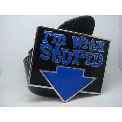 I Am with Stupid Přezka