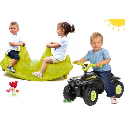 BIG štvorkolka BOBBY QUAD auto so zvukom+hojdačka Tuleň obojstranná s vodotryskom 56410-4