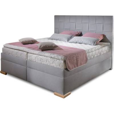 New Design Boxspring Giardino bez úložného prostoru šedý