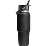 Hydro Flask Бутилка за вода Hydro Flask Wide Flex Straw Travel Bottle Water bottle - Black II - размер 946 ml (533-2183-1311)