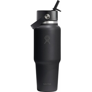Hydro Flask Бутилка за вода Hydro Flask Wide Flex Straw Travel Bottle Water bottle - Black II - размер 946 ml (533-2183-1311)