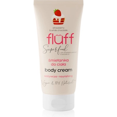 Fluff Superfood strawberry and White Chocolate крем за тяло 150ml
