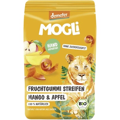 MOGLi BIO Ovocné pásky s psylliem mango a jablko 25 g