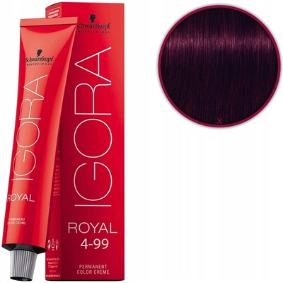 Schwarzkopf Igora Royal 4-99 stredná hnedá extra fialová 60 ml