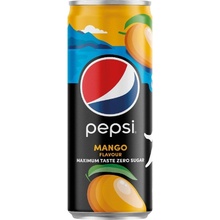 Pepsi Mango plech bez cukru 330 ml