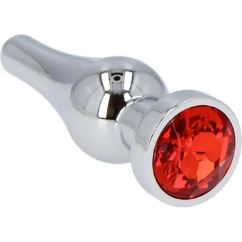 Image 1 of Toyz4Lovers Aнален разширител с червен кристал Ace Of Spades сребрист