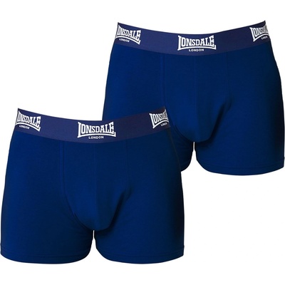 Lonsdale Мъжки боксерки Lonsdale 2 Pack Trunk Mens - Navy