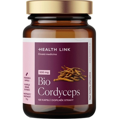 Health Link Cordyceps 500 mg 120 kapslí