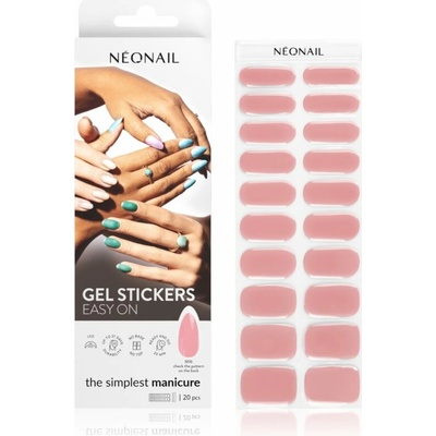 NeoNail Easy On Gel Stickers nálepky na nechty odtieň M16 20 ks