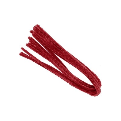 Drátek žinylka Luma 500 x 8mm, bordó 10ks